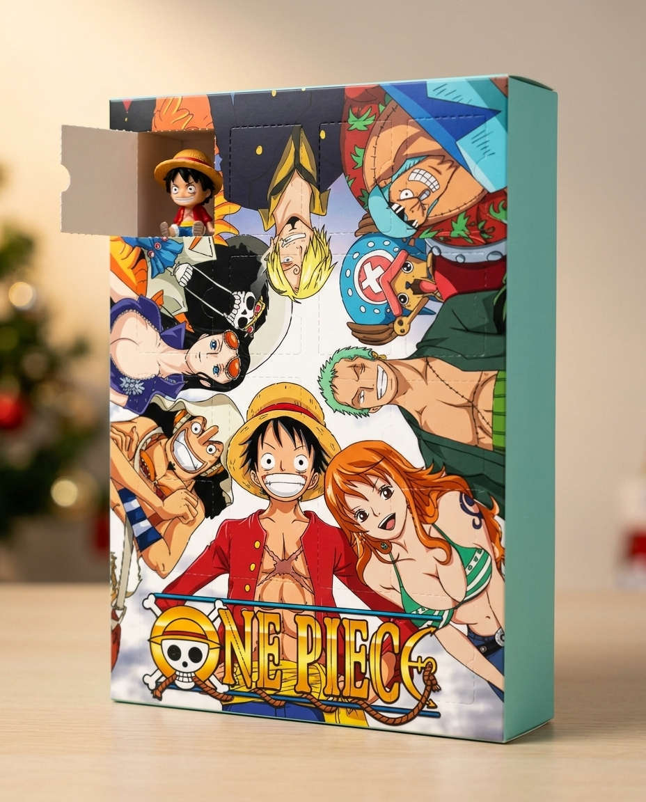 One Piece box with door one opened