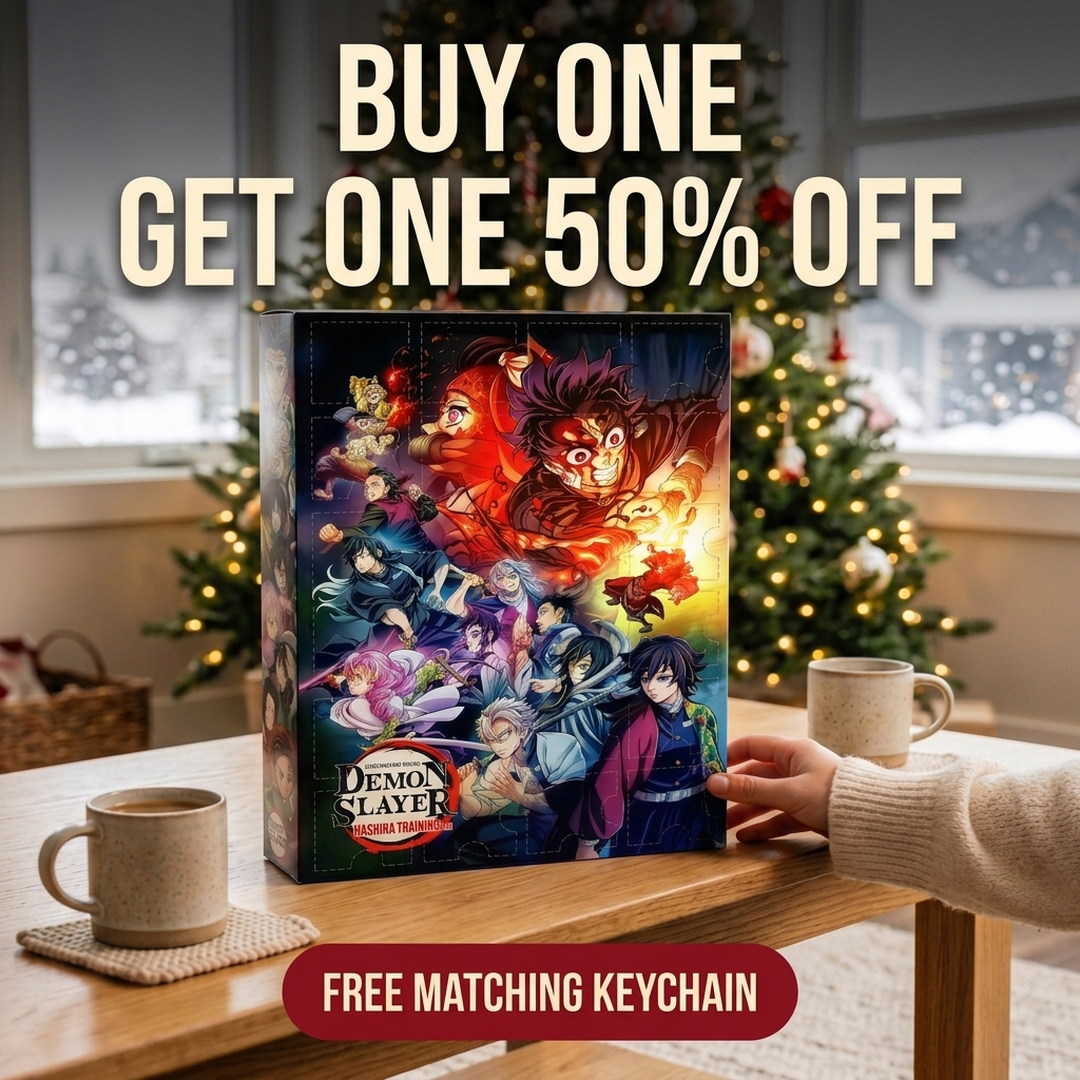 Buy one get one 50% off, free matching keychain